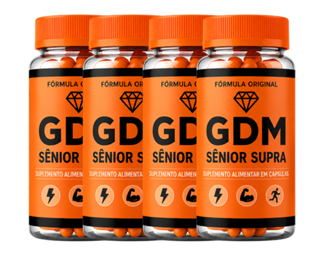 Kit Resultado — 4 frascos / 120 dias do GDM Sênior Supra